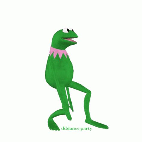 Kermit Gif, Frog Animated, Kermit The Frog Gif, Cartoon Frog, Funny Cartoon Gifs, Kermit The Frog, Wildlife Animals, Dancing Queen, The Frog