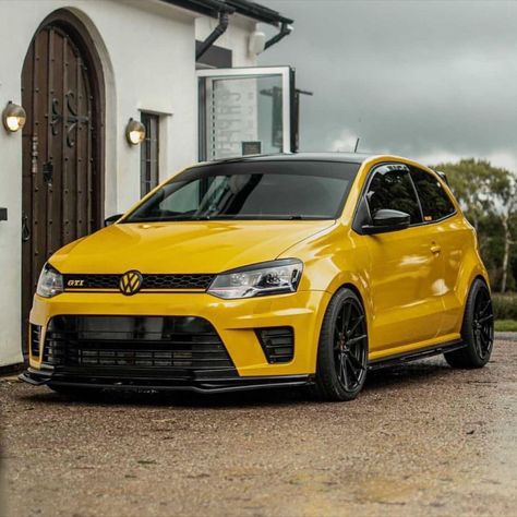 Polo Modified Volkswagen, Polo Gti Modified, Vw Polo Tuning, Polo Modified, Gti Polo, Vw Polo Modified, Polo Ideas, Vw Golf R Mk7, Polo Gt