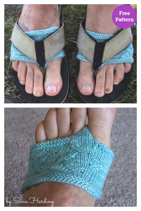 9 Flip Flop Socks Knitting Patterns Easy Cowl Knitting Pattern, Socks Free Knitting Pattern, Barbie Knitting Patterns, Flip Flop Socks, Socks Knitting, Cowl Knitting Pattern, Stylish Socks, Diy Magazine, Sock Knitting Patterns