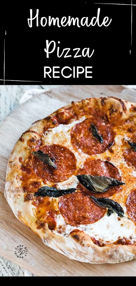 You will love this foolproof and easy-to-make homemade pizza recipe that uses homemade pizza sauce, dough, and fresh toppings. This can be cooked in an oven, or if you have an outside wood-fired oven, even better. I eat pizza and Italian food at least once weekly, no questions asked. If you love Italian food as much as I do, you must try my Spaghetti Aglio E Olio or Frittata. Wood Fired Pizza Crust Recipe, Homemade Pizza Recipe, Thick Crust Pizza, Spaghetti Aglio E Olio, Wood Fired Cooking, Spaghetti Aglio, Best Homemade Pizza, Aglio E Olio, Cooking Pizza