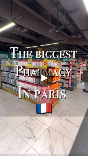 334K views · 15K reactions | The biggest Pharmacy in Paris 🇫🇷

If you’re coming to Paris and want to pick up all your French skincare favorites then I highly recommend going to Pharmabest at 📍 Forum des
Halles it’s over 2000 sq meters!

#pharmacy #pharmacieforumdeshalles #frenchpharmacy #frenchskincare #caudalie #nuxe #beauty #paris #hiddengem #parapharmacie #skincare #parisolympics #wheretoparis #paristiktok #viralpharmacy #citypharma #favoriteskincare #parisfrance | Toni Scaglione | Zaz · La vie en rose City Pharma Paris, Skincare Favorites, French Pharmacy, French Skincare, Favorite Skincare Products, Halle, Vacation Ideas, Pharmacy, Paris France