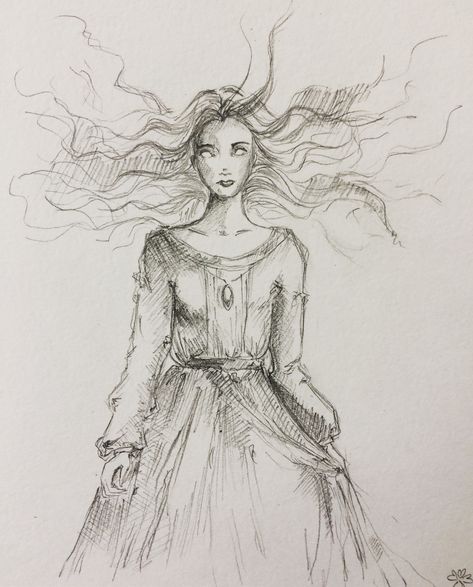 #pencil#sketch#banshee Banshee Art Mythology, Banshee Illustration, Witch Sketch Pencil, Banshee Drawing, Witch Drawing Pencil, Banshee Art, Witch Sketch, The Banshee, Witch Drawing