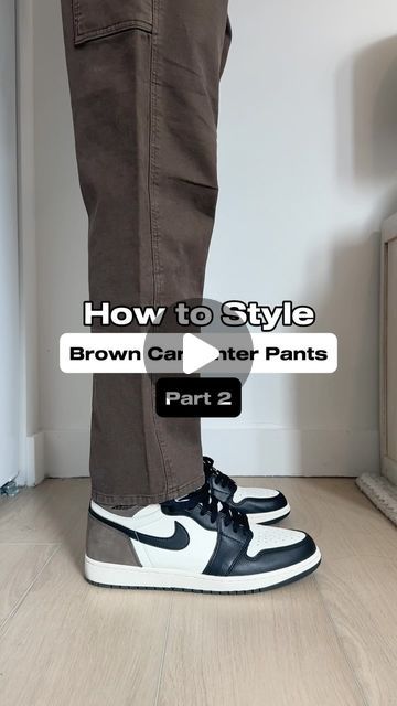 Quentin Harris on Instagram: "How I would style brown carpenter pants 🟤 part 2️⃣
.
.
.
#ootd #outfits #outfit #outfitinspiration #outfitinspo #outfitoftheday #outfitideas #mensfashion #menstyle" Brown Carpenter Pants Outfit Men, Brown Pants Men Outfit, Mens Brown Pants Outfit, Carhartt Pants Outfit Men, Carpenter Pants Outfit Men, Brown Pants Outfit Men, Brown Carpenter Pants, Carpenter Pants Outfit, Brown Pants Outfit