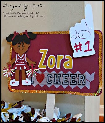 C'est La-Vie Designs Unltd., LLC: Embellished Cheerleader Spirit Signs and Noisemakers Cheerleading Signs, Cheer Music, Cheerleading Cheers, Cheer Banquet, Cheerleading Competition, Homecoming Posters, Cheer Posters, Cheer Signs, Spirit Signs