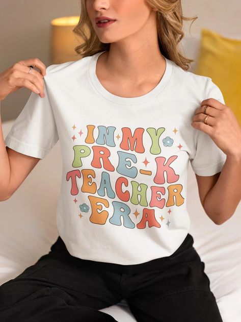 Pre-k Teacher Era T-shirt, Pre-k Squad, Preschool Crew, Prek Teacher Shirt, Pre-k Teacher Team Shirts, Prek Tshirt, Pre K T-shirt - Etsy Prek Teacher Shirts, Teacher Team Shirts, Prek Teacher, Pre K Teacher, Teacher Team, Team Shirts, Women T Shirt, Teacher Shirts, Sizing Chart