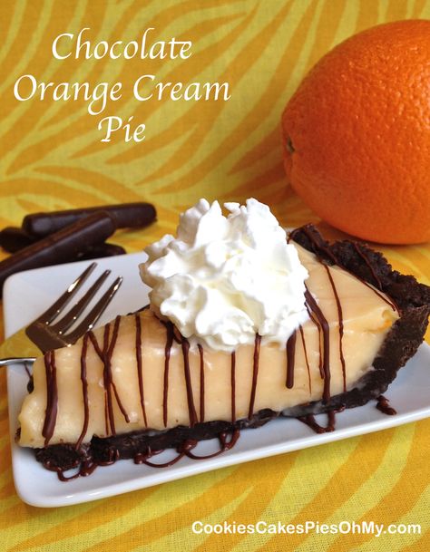 So many pie recipes! Orange Cream Pie, Macadamia Nut Pie, Chocolate Covered Orange, Nut Pie, Orange Pie, Cream Filling Recipe, Chocolate Pie Crust, Family Gratitude, Orange Jelly