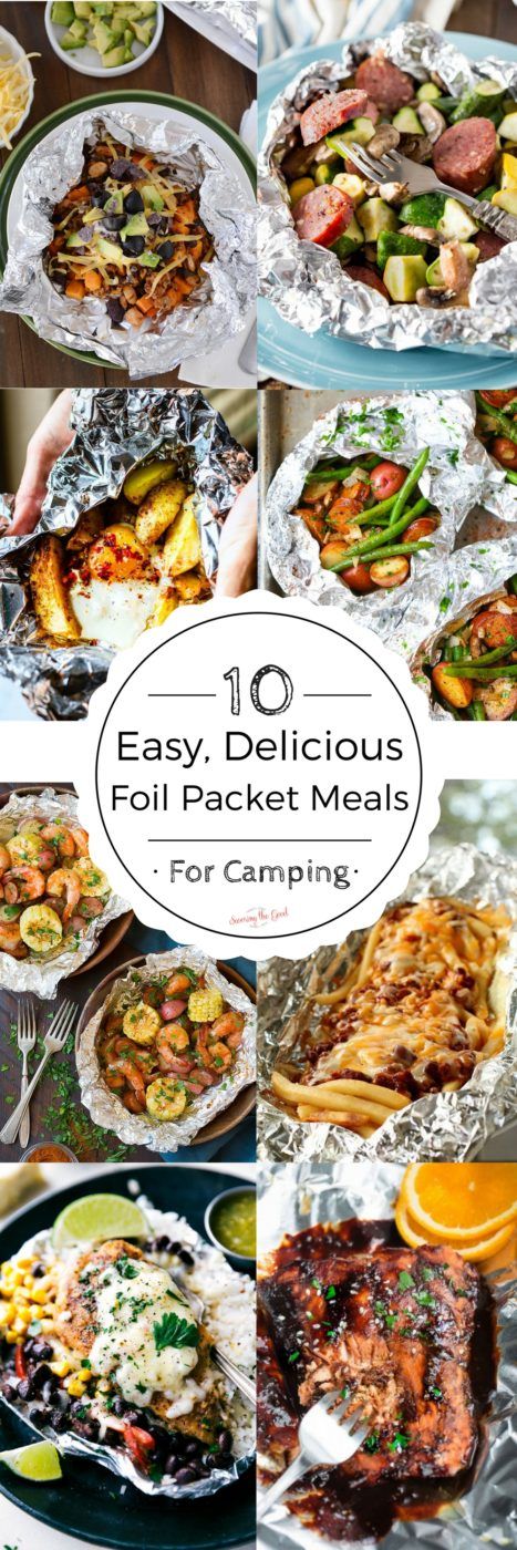 Meals For Camping, Camping Hacks With Kids, Grilled Foil Packets, Campfire Breakfast, Simple Supper, Best Camping Meals, Foil Pack Meals, Foil Dinners, Foil Packet Meals