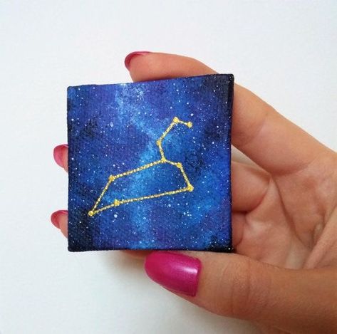 Constellation Painting, Painting Stars, Aquarius Constellation Tattoo, Leo Constellation Tattoo, Taurus Constellation Tattoo, Aries Constellation Tattoo, Virgo Constellation Tattoo, Libra Constellation, Gemini Constellation