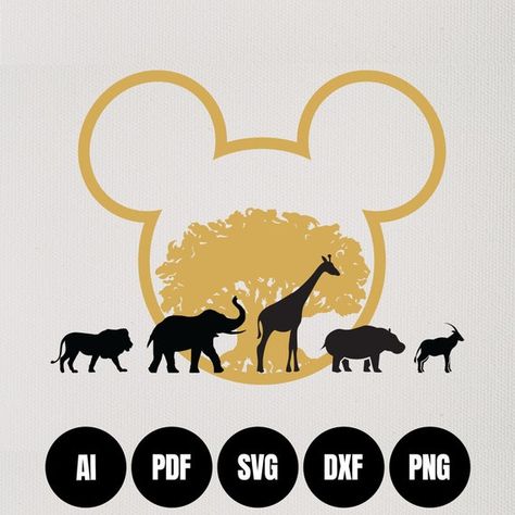 Animal Kingdom Svg, Disney Dance, Disney Painting, Arte Do Mickey Mouse, Cricut Disney, Disney Honeymoon, Disney Animal Kingdom, Animal Kingdom Shirts, Htv Projects