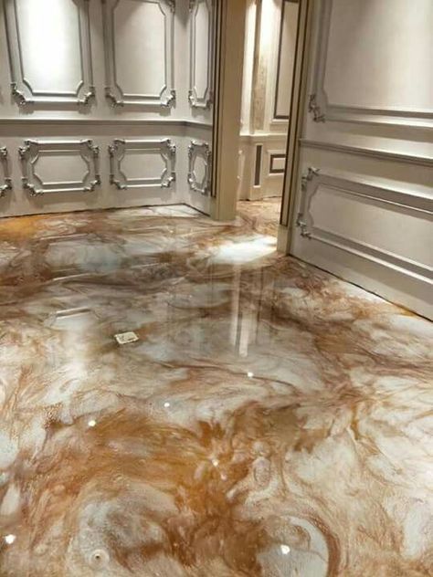 Epoxy Door, Resin Art Wood, Concrete Floors In House, Flooring Epoxy, Countertop Epoxy, Epoxy Floor Designs, Floor Pattern Design, Epoxy Kitchen, Epoxy Resin Flooring