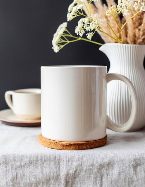 Mug Mockup, Minimalist Chic, Premium Photo, Mockup, Macrame, Mug, Stock Photos, Instagram, Design