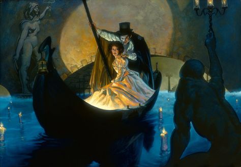 Armand S. Baltazar Concept Art and Illustration Theater Concept Art, Phantom Of The Opera Art, Phantom Of The Opera Fanart Raoul, Phantom Of The Opera Reference, Phantom Of The Opera Concept Art, The Phantom Of The Opera 1925 Poster, Opera Ghost, Music Of The Night, Theatre Nerds