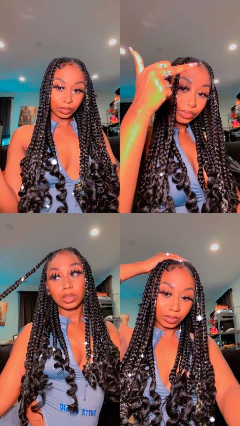 Don’t invite me to no party 🖕🏽 | Hair ponytail styles, Black kids braids hairstyles, Braids hairstyles pictures Knotless Coi Leray Braids, Medium Coi Leray Braids, Coi Leray Braids With Curls, Coi Leray Braids With Color, Long Coi Leray Braids, Big Knotless Box Braids With Curls, Big Braids With Curls, Coileray Braids, Black Kids Braids