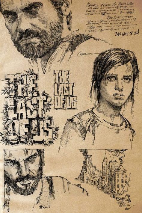 The Last of Us Sketchbook Concepts by Mike Butkus Clicker The Last Of Us Sketch, Last Of Us Sketchbook, The Last Of Us Clicker Drawing, Clickers The Last Of Us Art, Tlou Shifting, Last Of Us Concept Art, Tlou Artwork, The Last Of Us2, Arte Sketchbook