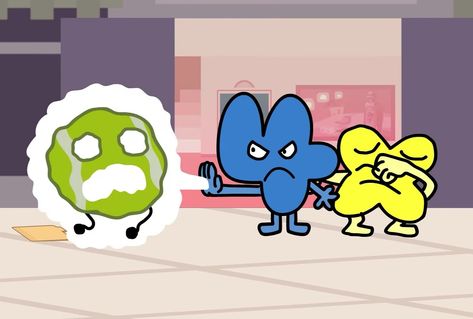 Four And X Bfb, Four And X, Four X, Dynamic Duos, Future Wallpaper, I Dont Have Friends, Tennis Ball, I Have No Friends, I Am Scared