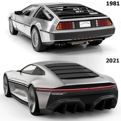 New Delorean, Dmc Delorean, Car Concept, Custom Muscle Cars, Concept Vehicles, Concept Car Design, Futuristic Cars, Classic Cars Vintage, Concept Car