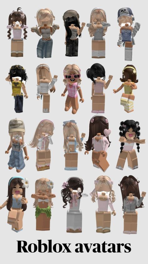 Roblox avatar inspo!!! Preppy Avatar, Harry Potter Girl, Baddie Outfits Ideas, Roblox Avatars, Roblox Avatar, Roblox Roblox, Baddie Outfits, Preppy Outfits, Avatar