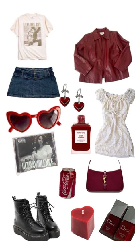 downtown girl aesthetic/lana del rey dark red vibe Red Vibe, Aesthetic Lana Del Rey, Street Style Outfits Casual, Downtown Girl Aesthetic, Downtown Outfits, Aesthetic Fits, Downtown Girl, Punk Outfits, Foto Ideas Instagram