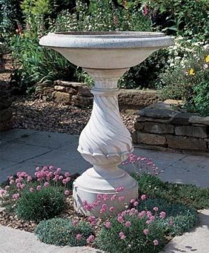 Birdbaths Collection - Page 2 of 3 - New England Garden Company Bird Bath Planter, Stone Bird Baths, New England Garden, Concrete Bird Bath, Bird Bath Garden, Backyard Inspiration, Garden Structures, Bird Garden, Garden Stones