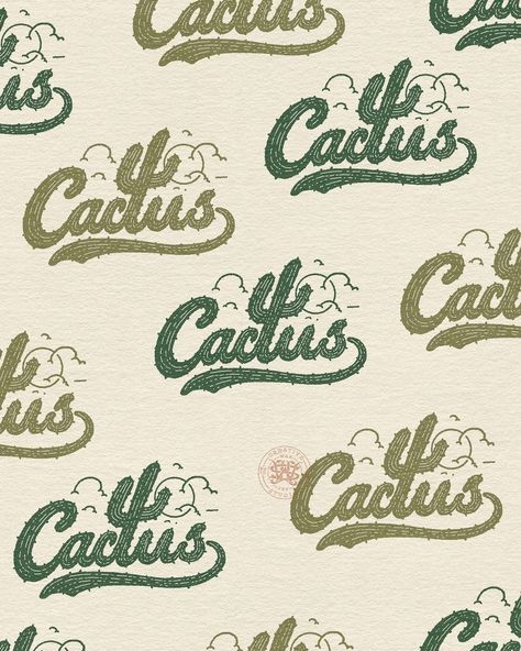 branding design • Instagram Cactus Branding, Cactus Font, Outdoor Cactus, Night Doodles, High Pony, 2024 Design, Desert Vibes, Cactus Y Suculentas, Instagram Design