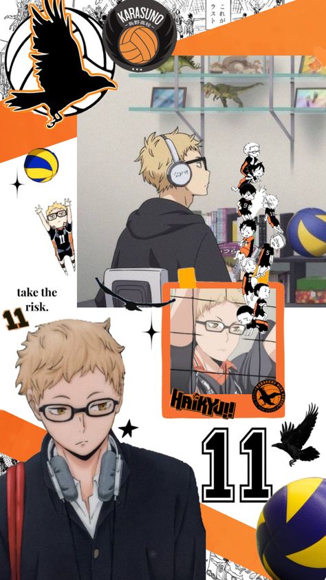 #tsukishima #haikyuu #karasuno #anime #wallpaper Tsukishima Haikyuu, Volleyball Wallpaper, Haikyuu Tsukishima, Mei Mei, Haikyuu Karasuno, Haikyuu Wallpaper, Anime Wallpaper Phone, Haikyuu Manga, Haikyuu Characters