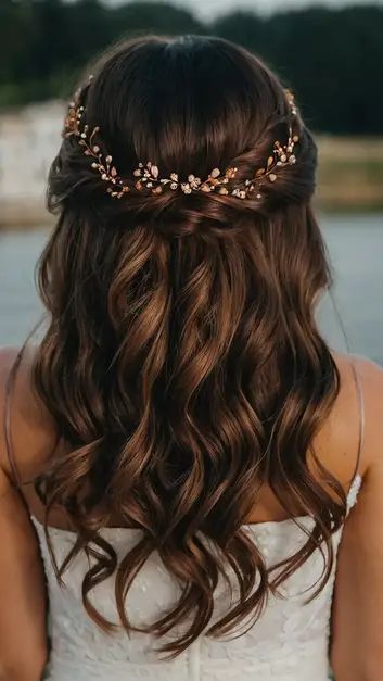 Dazzle with These 15 Bridesmaid Hairstyle Ideas for Your Big Day - TecArticles Jr Bridesmaid Hair, Hair Down Bridesmaid Styles, Bridesmaid Hairstyle Ideas, Hair Down Bridesmaid, Bridesmaid Hairstyles Short Hair, Junior Bridesmaid Hair, Bridesmaid Hairstyles Short, Wedding Braid, Bridesmaid Hairstyle