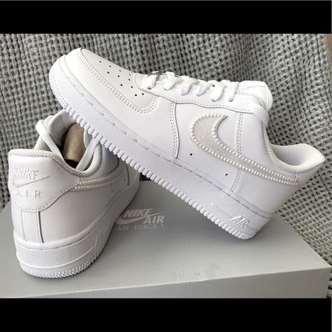 Air Force 1 Bride Shoes, Wedding Gym Shoes, Wedding Nikes Bride, Wedding Nike Shoes Brides, Bridal Nikes, Wedding Air Force Ones, Air Force 1 Wedding Shoes, Nike Wedding Shoes, Air Force 1 Wedding