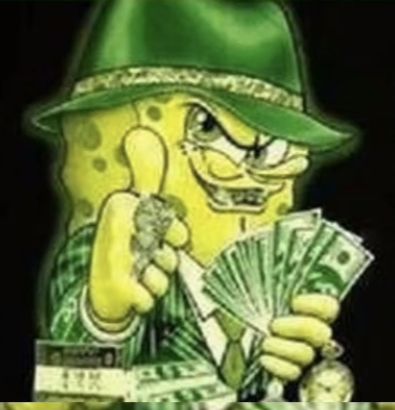 #fashion #spone Gangster Spongebob, Haunted Mound, For Sale