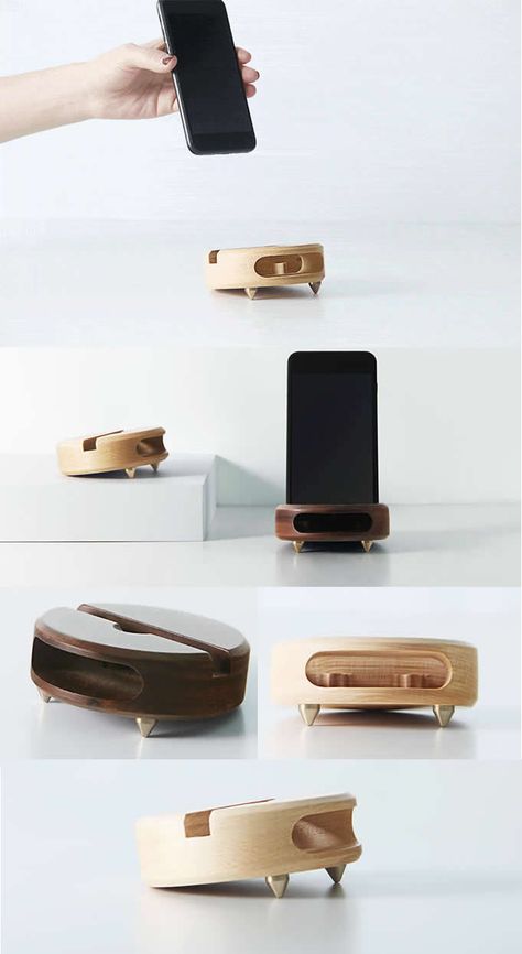 Wooden iPhone Cell Phone Speaker Sound Amplifier iPhone iPad SmartPhone Holder Stand Mount for iPhone and Other Cell Phone Cell Phone Speakers, Phone Amplifier, Wood Phone Holder, Wood Wallet, Wood Speakers, Wooden Speakers, Iphone Speaker, Phone Accessories Diy, Sound Amplifier