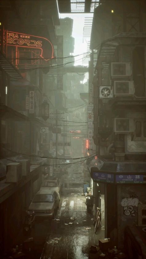 Cyberpunk Horror Art, Cyberpunk 2077 Architecture, Anime Dystopia, Techcore Aesthetic, The Forest Game, Cyberpunk Interior Design, Urban Dystopia, Cyberpunk Video, Post Apocalyptic Cyberpunk