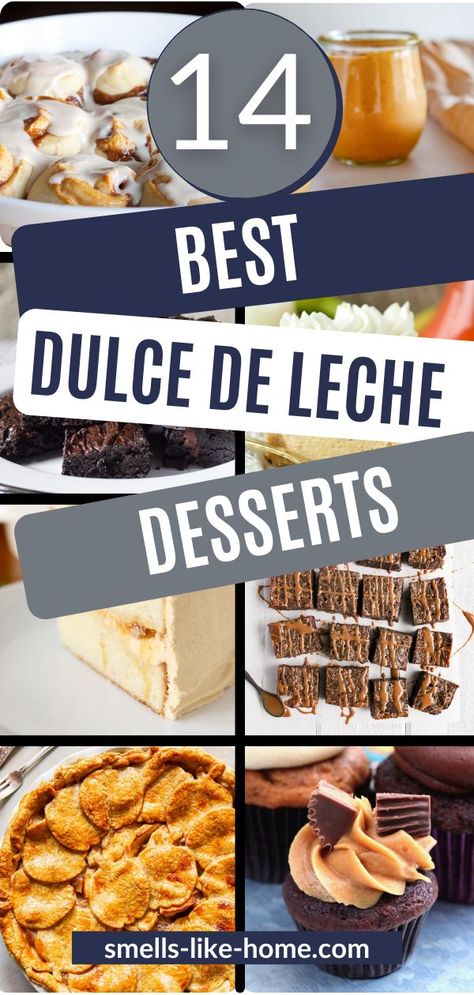 Everyone needs shortcut recipes in the kitchen and I’ve found a fantastic ingredient to help with that. Dulce de leche! These are the best dulce de leche dessert recipes around and I guarantee that you’ll love them. Many of the recipes in the list below are my favorites from right here at Smells Like Home and they’re ones that I’ve been making again and again for years. Nestle La Lechera Recipes, Recipes Using Dulce De Leche, La Lechera Recipes, Shortcut Recipes, Easy Desert Recipes, Chocolate Peanut Butter Cupcakes, Deserts Easy, Recipes For Desserts, Buttercream Filling