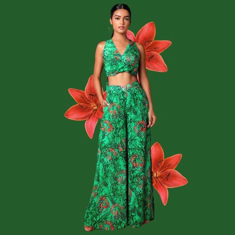 House of Masaba on Instagram: “Look your best in our green bamboo print high-low top with flared pants that serves as a symbol of experimentation, playfulness & fun. Now…” House Of Masaba, Bamboo Print, Green Bamboo, High Low Top, Instagram Look, Flared Pants, Look Your Best, Flare Pants, Low Top