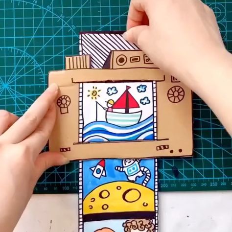 Creative Kids on Instagram: “Cute Camera 📷 Craft😍 Repost 😀 #kidsart #art #kids #painting #kidsartwork #kidsactivities #drawing #kidscrafts #creativekids #artforkids…” Cardboard Camera Diy, Diy Cardboard Camera, Cardboard Camera, Camera Crafts, Camera Diy, Paper Camera, Easy Origami For Kids, Kids Origami, Cute Camera