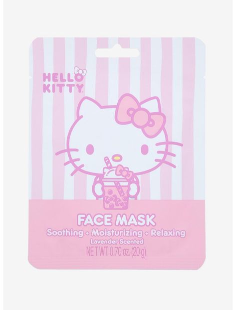 Lilo And Stitch Toys, Hello Kitty Birthday Theme, Paper Face Mask, Sheet Face Mask, 21st Bday Ideas, Y2k Hello Kitty, Self Care Day, Cool Fidget Toys, Mask Drawing