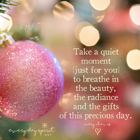 Breathe in the good... Country Christmas Crafts, Wine Bottle Crafts Christmas, Christmas Thoughts, Peace Meditation, Holiday Quotes, Spiritual Messages, Comfort And Joy, Quiet Moments, Christmas Quotes