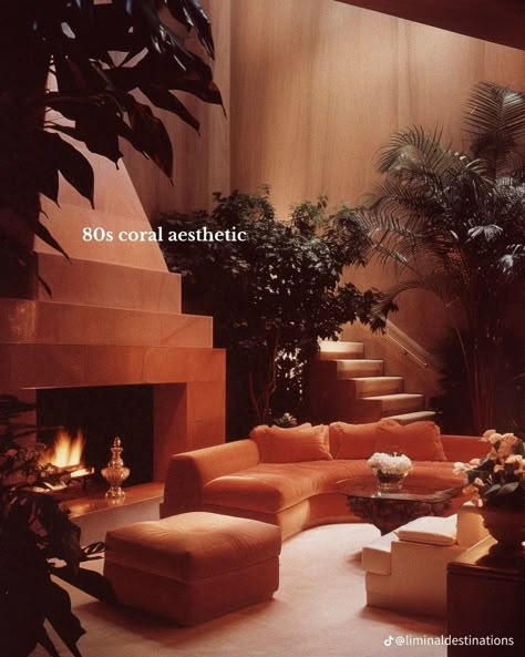 1980s Apartment, 80s Living Room Aesthetic, 80s Lifestyle, 70s Interior Design Retro, 80s Apartment, Penthouse Decor, 80s Deco, 1980s Interior, 70s Interior Design