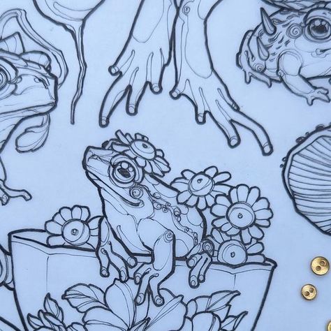 Frog Teacup Tattoo, Frog In A Teacup Tattoo, Tea Cup Tattoo Design, Frog In Teacup, Tea Cup Tattoo, Tea Cup Drawing, Frog Tea, Tea Tattoo, Teacup Tattoo