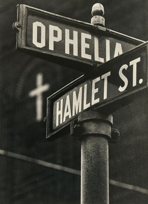 Hamlet And Ophelia, Romeo I Julia, W Eugene Smith, Eugene Smith, Ap Literature, The Bard, Street Signs, Teacher Ideas, William Shakespeare