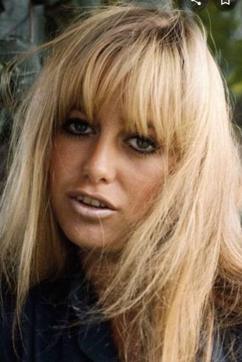 Susan George Susan George Actress, Susan George, George Young, Fringe Bangs, English Actresses, British Actresses, Ash Blonde, Female Singers, Classic Beauty