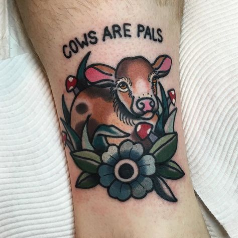 Post anything (from anywhere!), customize everything, and find and follow what you love. Create your own Tumblr blog today. Vegan Tattoos, Fierce Tattoo, Summer Beach Vibes, Themed Tattoos, Taboo Tattoo, Cow Tattoo, Tattoo Animal, Vegan Tattoo, Western Tattoos