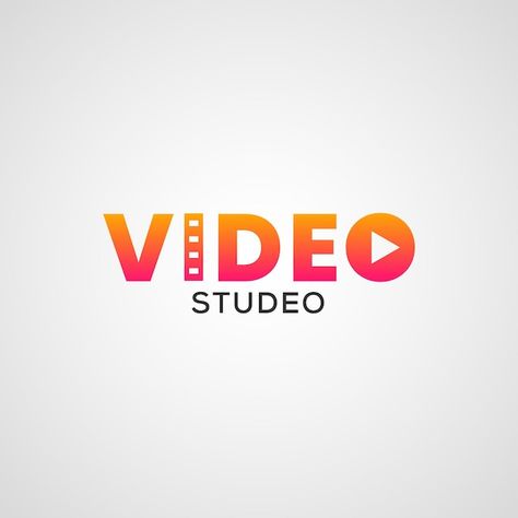 Creative video studio letter logo design... | Premium Vector #Freepik #vector #video-logo #entertainment-logo #company-logo #logo-templates Video Editor Logo, Editor Logo, Video Studio, Letter Logo Design, Creative Video, Logo Design Template, Video Editor, Letter Logo, Vector Photo