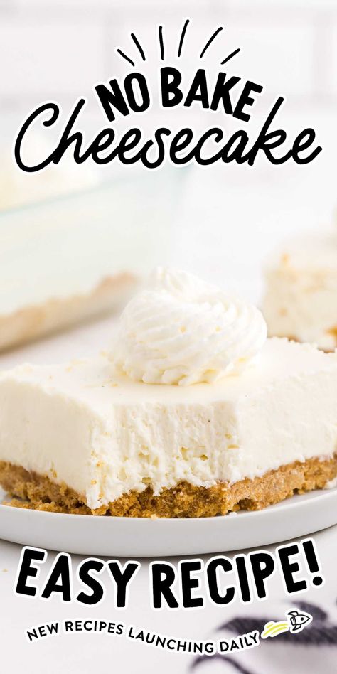 No Bake Cheesecake Kaaskoek Resepte, Carrot Cake Bars Recipe, Ice Box Desserts, Best No Bake Cheesecake, Cheescake Recipe, Bake Cheese, Cheesecake Mix, Easy No Bake Cheesecake, Dessert To Make