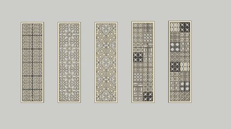 Large preview of 3D Model of cnc panels Indian Wall Decor, Modern Tv Room, Jaali Design, Tv Cabinet Design, Colonial Furniture, Architecture Concept Diagram, Sketchup Model, Concept Diagram, Bamboo Wall