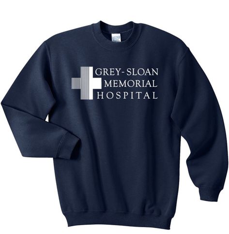 Greys Anatomy Sweatshirt, Grey Sloan Memorial Hospital, Teal Scrubs, Greys Anatomy Scrubs, Black Office, Memorial Hospital, Navy Blue Top, Womens Scrubs, Fun Sweatshirts