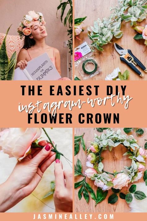 Here’s a perfect guide to crafting your DIY flower crown; trust me, it’s as fun as it is pretty! Explore the flower crown aesthetic with my simple steps, which will make you feel like a bohemian queen in no time. Whether you’re dressing up for a festival or just want to add a touch of nature to your look, a handmade flower crown is the way to go. So grab some blooms, and let’s get creative! For more tips and tricks on making your crown bloom with personality, go over to my blog! How To Make Tiara Step By Step, Flower Crowns Diy, Flower Crown Aesthetic, Wildflower Crown, Diy Tiara, Handmade Flower Crown, Crown Aesthetic, Diy Flower Crown, Diy Crown