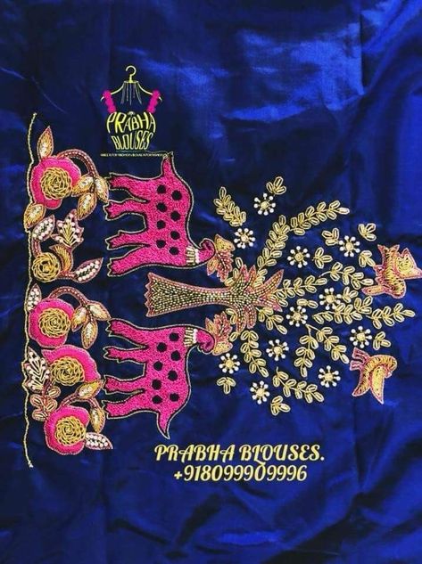 Maggam Blouses, Khatli Work, Blouse Works, Zardosi Work, Blouse Ideas, Blouse Designer, Maggam Works, Embroidery On Kurtis, Kurti Embroidery Design