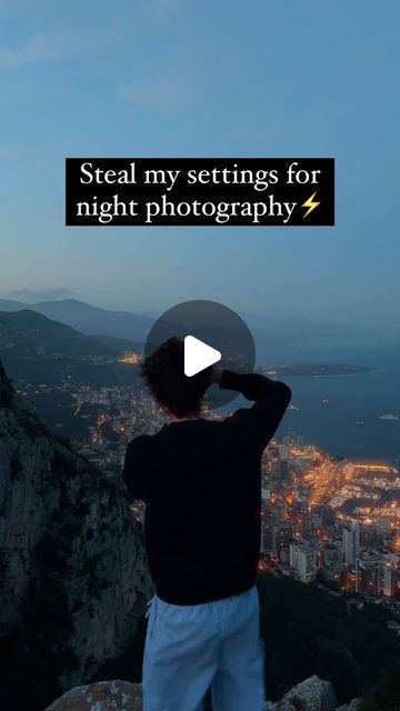 Hudson McDonald on Instagram: "Steal these settings for night photography⚡️ (these are just a guideline and every lighting scenario is different) 

#photography #photographer #cameras #aesthetic #camerasettings" Cameras Aesthetic, Camera Settings, Night Photography, Photography Tips, Cameras, Lighting, Photographer, Photography, On Instagram