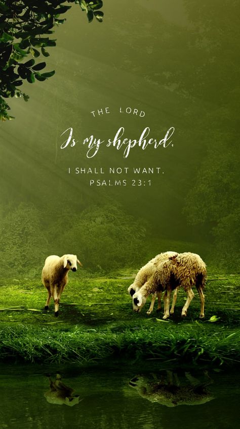 Christian Aesthetics, I Shall Not Want, 2024 Wallpaper, Verse Images, Psalm 23 1, Paintings Tutorials, Gospel Quotes, The Lord Is My Shepherd, Bible Stuff