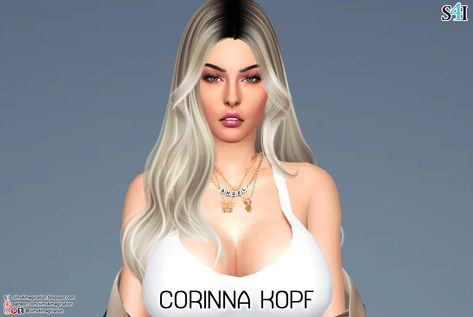 Realistic Sims, Game Streamer, Corinna Kopf, Anime Woman, Woman Design, Aesthetic Fits, Sims4 Cc, Sims 4 Cas, The Sims4