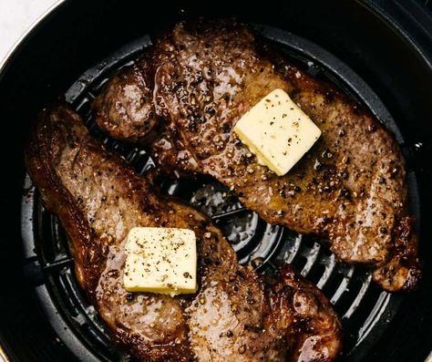 How To Reheat Steak, Steak Temperature, Best Cut Of Steak, Pro Metabolic, Frozen Steak, Air Fryer Steak, Steak Cuts, Ninja Recipes, Meat Thermometer